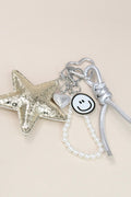 Shiny Smiley Bagcharm | Golden