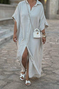 Shelley Shirt Dress | Beige